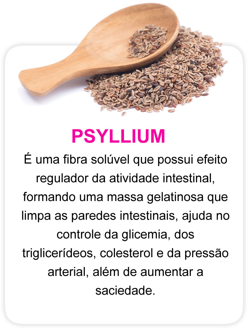 psyllium fibra emagrecer